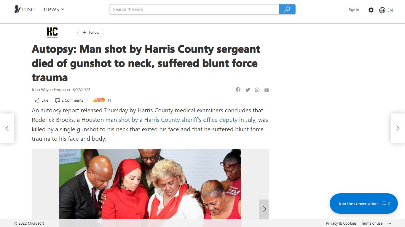 Autopsy: Man shot by Harris County sergeant died of gunshot to neck ...